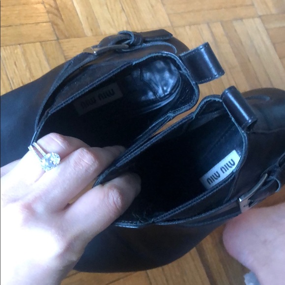 MIU MIU Buckle Boot - Picture 6 of 7